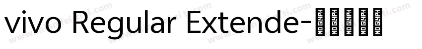 vivo Regular Extende字体转换
